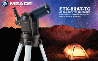 Телескоп с автонаведением Meade ETX-80AT-TC и рюкзаком для переноски